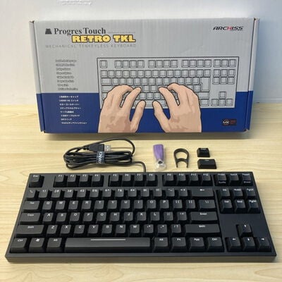 【博多店】中古  ARCHISS ProgresTouch RETRO TKL（英語配列/赤軸) 3310006060 