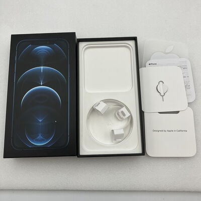 【新潟店】中古  【SIMロック解除済み】【docomo】Apple iPhone12 Pro 6.1インチ 256GB (パシフィックブルー) MGMD3J/A 155575 