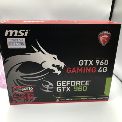 【水戸赤塚店】中古  MSI GTX 960 GAMING4G(GTX960 4G GDR5 OC) 130840 