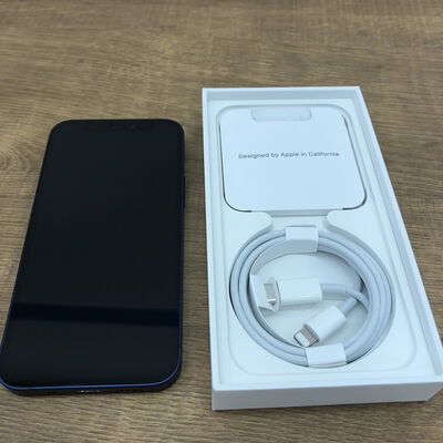 【宇都宮鶴田店】中古  Apple iPhone12 mini 5.4インチ 64GB (ブルー) 国内版SIMロックフリー MGAP3J/A 144003 