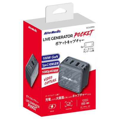 AVerMedia  LIVE GENERATOR POCKET - GC313Pro (GC313PBK) 