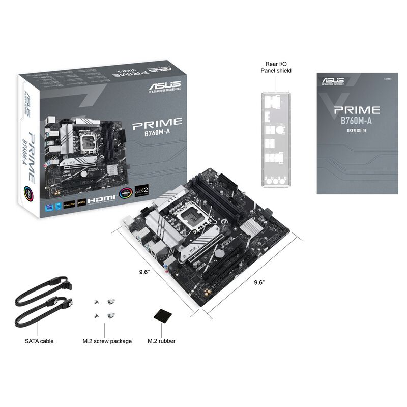 ASUS PRIME B760M-A D4 (B760 1700 MicroATX) ｜ パソコン通販の