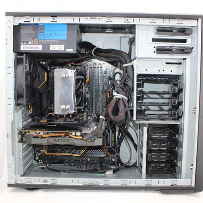 【通販センター】中古  TSUKUMO G-GEAR(Intel Core i7 8700K/32GB DDR4 (PC4)/SSD500GB/DVDマルチ/NVIDIA GeForce GTX 1080 8GB/W11H64 MAR) 194851 