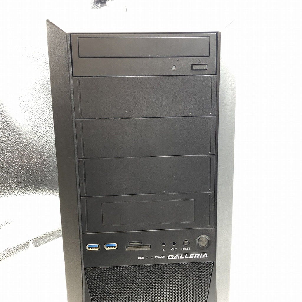 GALLERIA PCケース PC case 中古1 中古 THIRDWAVE GALLERIA KT (i7 8700/16GB/SSD512GB/RTX2070/OS無