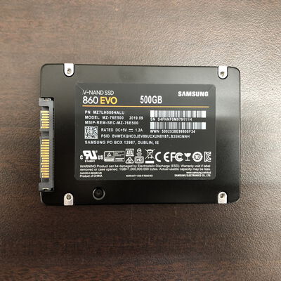 【福山ココローズ店】中古  Samsung MZ-76E500（2.5インチ SSD 500GB SATA） 3480039269 