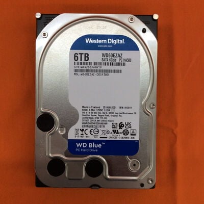 【なんば店】中古  W.D WD60EZAZ(SATA3 6TB 5400rpm 256MB) 3280020954 