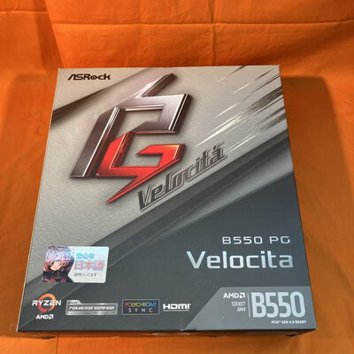 【なんば店】中古  ASRock B550 PG Velocita (B550 AM4 ATX DDR4) 142932 