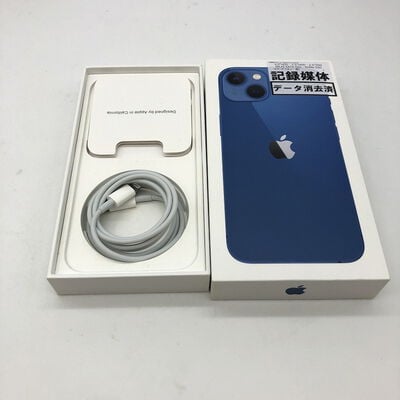 【宇都宮鶴田店】中古  【au版SIMフリー】Apple iPhone13 6.1インチ 128GB (ブルー) MLNG3J/A 147329 