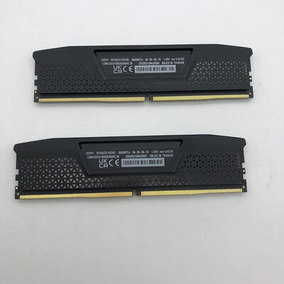 【宇都宮鶴田店】中古  16GB 2枚組(合計32GB) PC5-44800/DDR5-5600 デスクトップ用 190887 