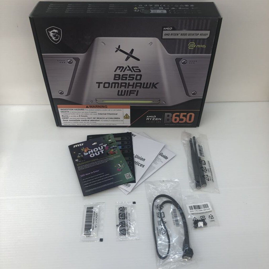 中古 MSI MAG B650 TOMAHAWK WIFI (B650 AM5 ATX DDR5) 5230001088