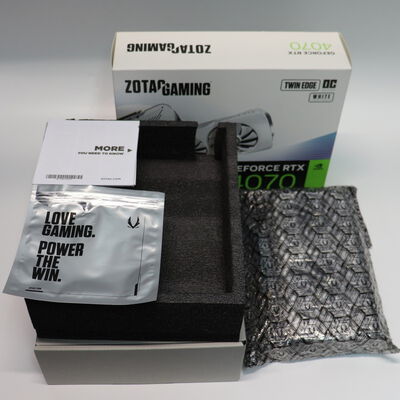 【札幌店】中古  ZOTAC GAMING GeForce RTX 4070 Twin Edge OC White Edition GDDR6 ZT-D40740Q-10M（RTX4070 12GB） 3480036075 