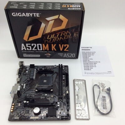 【浜松店】中古  GIGABYTE A520M K V2 (A520 AM4 mATX DDR4) 4680002293 