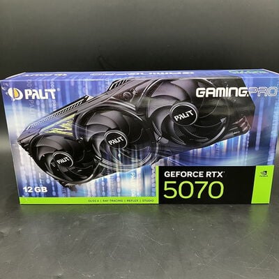 【熊本浜線店】中古  Palit NE750700１９K9-GB2050A(RTX5070 12GB GAMINGPRO) 5370000737 