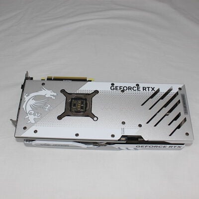 中古  MSI GeForce RTX 4070 Ti GAMING X TRIO WHITE 12G（RTX 4070 Ti 12GB） 3480032857 