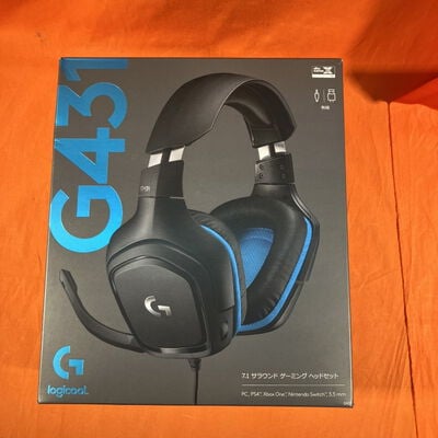 【なんば店】中古  Logicool G431 (有線 7.1サラウンドサウンド ゲーミングヘッドセット) 146997 
