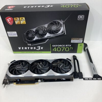 【神戸・三宮店】中古  MSI GeForce RTX 4070 Ti VENTUS 3X 12G OC (RTX4070Ti 12GB) 154205 