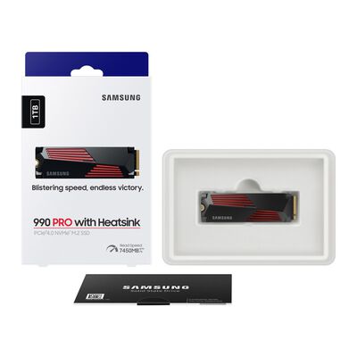 Samsung  990 PRO with Heatsink MZ-V9P1T0G-IT (M.2 2280 1TB) 