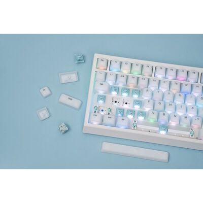 EPOMAKER  G84 PRO US EM-G84P-WH-CJ (ワイヤレスメカニカルゲーミングキーボード ホワイト) 