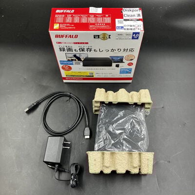 【大須店】中古  BUFFALO HD-NRLD4.0U3-BA(USB3.1 外付HDD 4TB 黒) 3120023053 