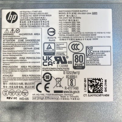 【なんば店】中古  HP HP Pavilion Desktop TG01 (i7 11700F/16GB/SSD512GB+HDD2TB/3060Ti/WLAN) 3280021633 