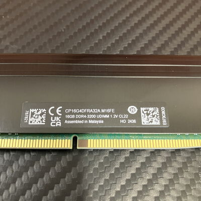 【富士青葉店】中古  Crucial Pro CP2K16G4DFRA32A（PC4-25600 16GB） 5070001408 