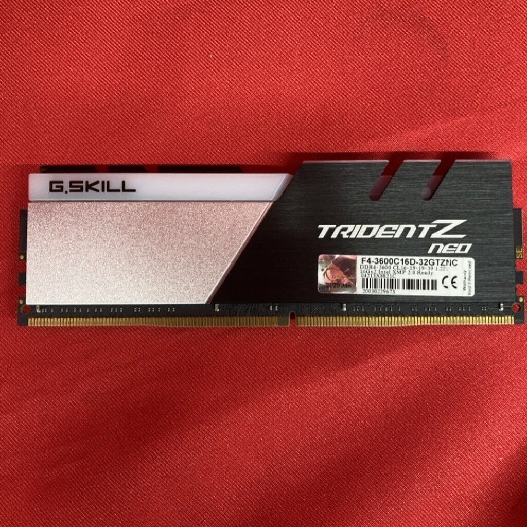 中古 G.Skill PC4-28800 16GB デスクトップ用(DDR4-3600) 3250006563