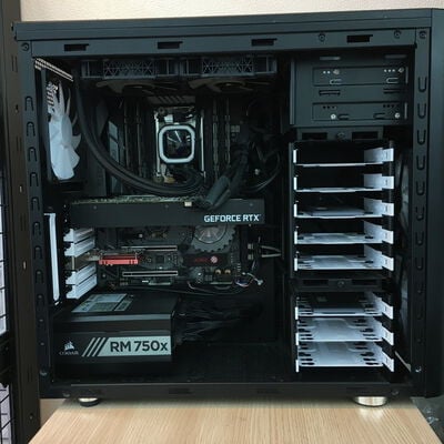 【なんば店】中古  Sycom オリジナルPC (Ryzen Threadripper 2950X/32GB/SSD512GB+1TB+2TB/RTX2060/BD-RE/W10P) 3280020409 