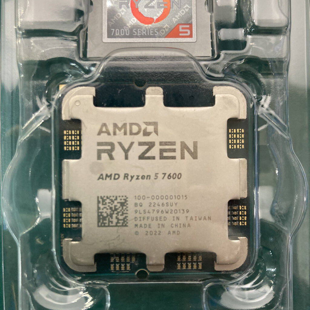 【中古美品】AMD Ryzen 5 7600 中古 AMD Ryzen 5 7600 (AM5/3.8GHz/38M/C6/T12/65W) 154484 （341867