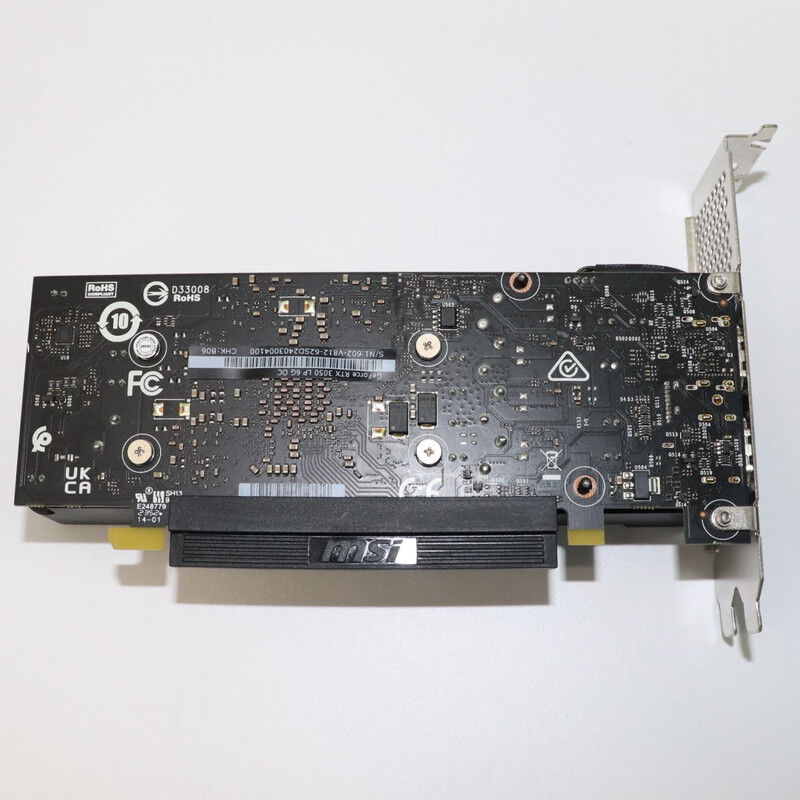 PCパーツ MSI RTX3050 中古 MSI GeForce RTX 3050 LP 6G OC(RTX3050 6GB) 3210014269