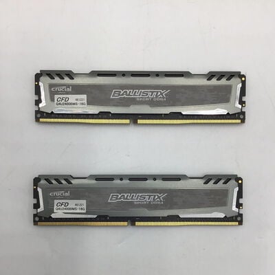 【白山FM松任店】中古  16GB 2枚組(合計32GB) PC4-19200/DDR4-2400 デスクトップ用 190917 