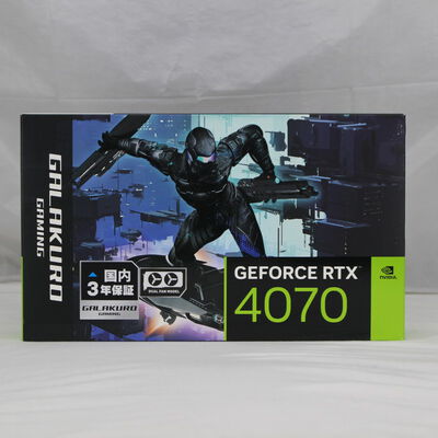 中古  玄人志向 GG-RTX4070-E12GB/DF（RTX 4070 12GB） 3480033125 