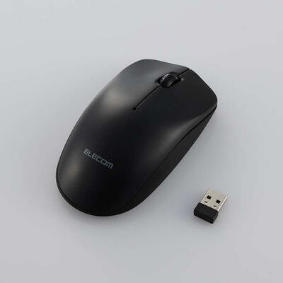 エレコム  M-LE10DRBK (USB無線光学式マウス Lサイズ ブラック) 