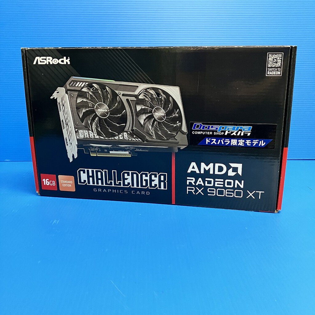 中古 ASRock RX9060XT CL 16G (RX9060XT Challenger 16GB) 188998