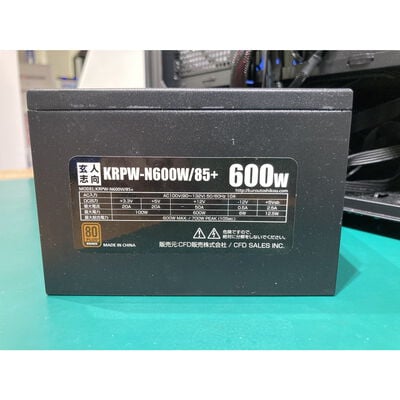 【富山本郷店】中古   自作パソコン (AMD Ryzen 5 5600X /16GB/RX5700XT/SSD 500GB/-/OS無し/-) 4760001190 