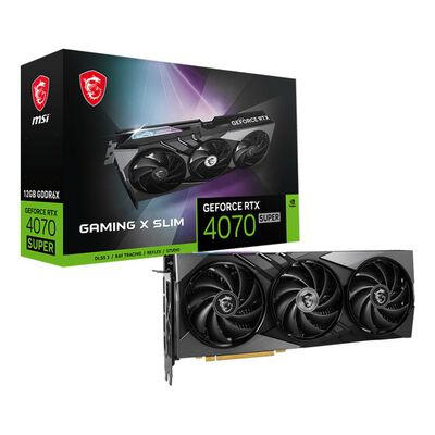 MSI  GeForce RTX 4070 SUPER 12G GAMING X SLIM (GeForce RTX 4070 SUPER 12GB) 