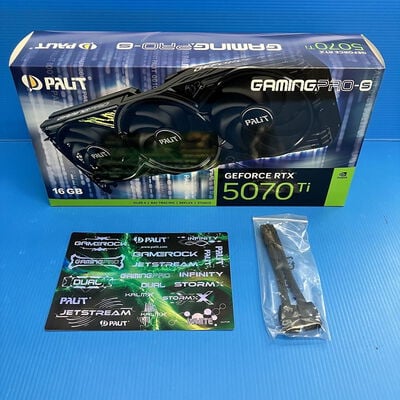 【大須店】中古  Palit NE7507T019T2-GB2031U(RTX5070Ti 16GB GamingPro-S) 188931 
