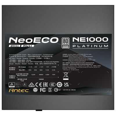 Antec  NE1000 PLATINUM ATX 3.1 (ATX 1000W) 