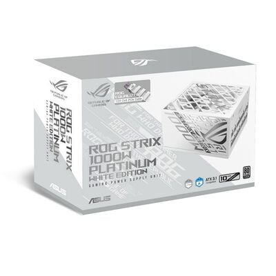 ASUS  ROG Strix 1000W Platinum White Edition (ROG Equalizer) ROG-STRIX-1000P-GAMING-WHITE-E 