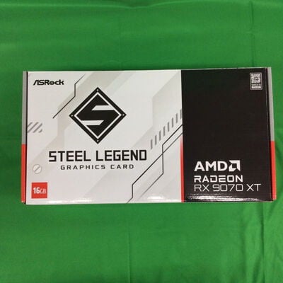 【川崎店】中古  ASRock RX9070XT SL 16G Steel Legend 16GB (RX9070XT 16G) 176937 