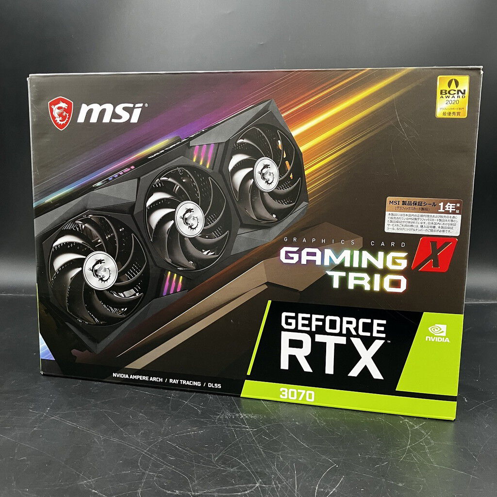 中古 MSI GeForce RTX 3070 GAMING X TRIO (RTX3070 8G) 143901