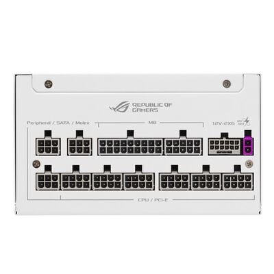ASUS  ROG Strix 1000W Platinum White Edition (ROG Equalizer) ROG-STRIX-1000P-GAMING-WHITE-E 
