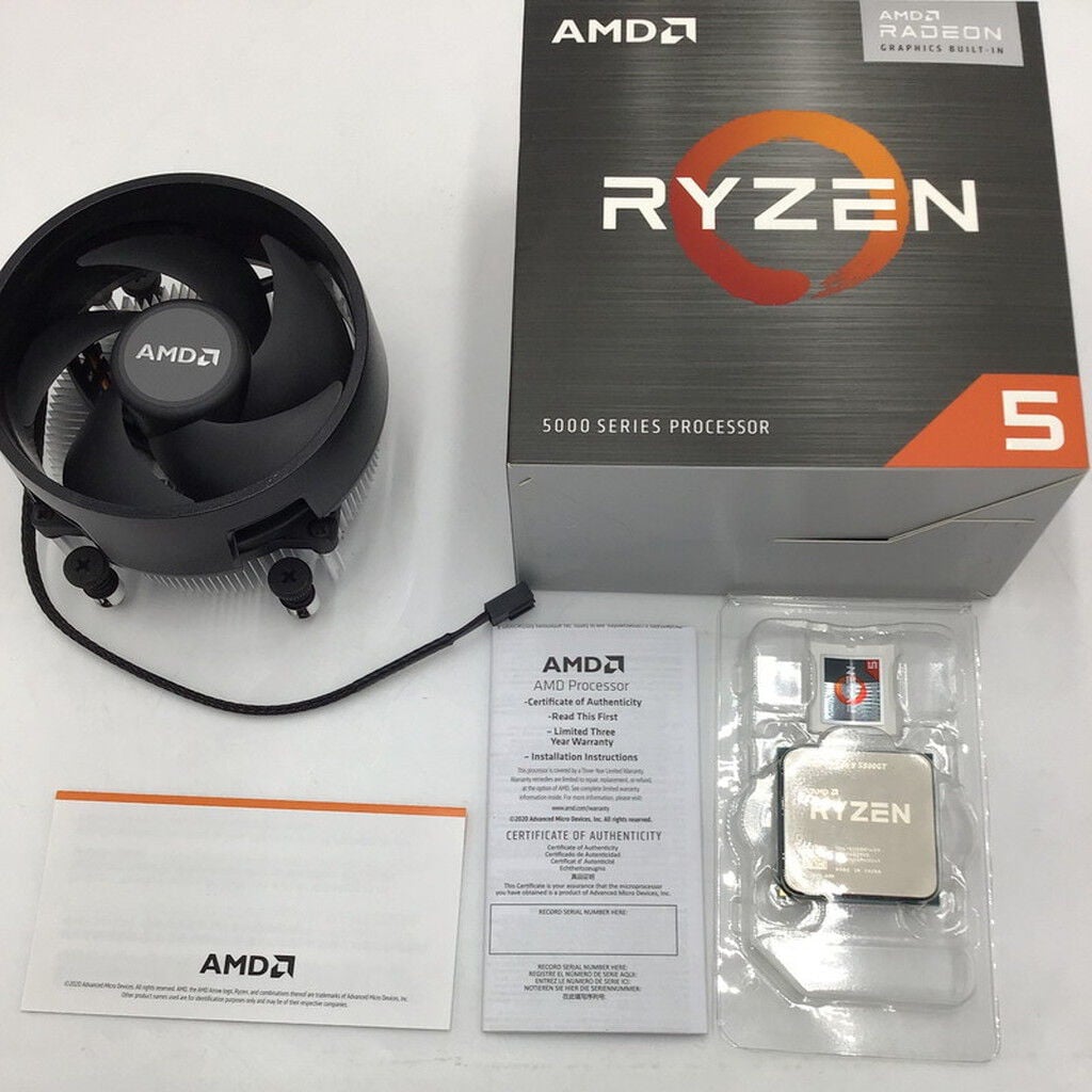 中古 AMD Ryzen 5 5500GT (AM4/3.6GHz/19M/C6/T12/65W) 166587