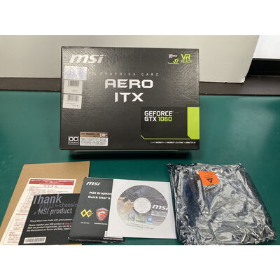 【富山本郷店】中古  MSI　GeForce　RTX1060　AERO　ITX　6G　OC 4760000756 
