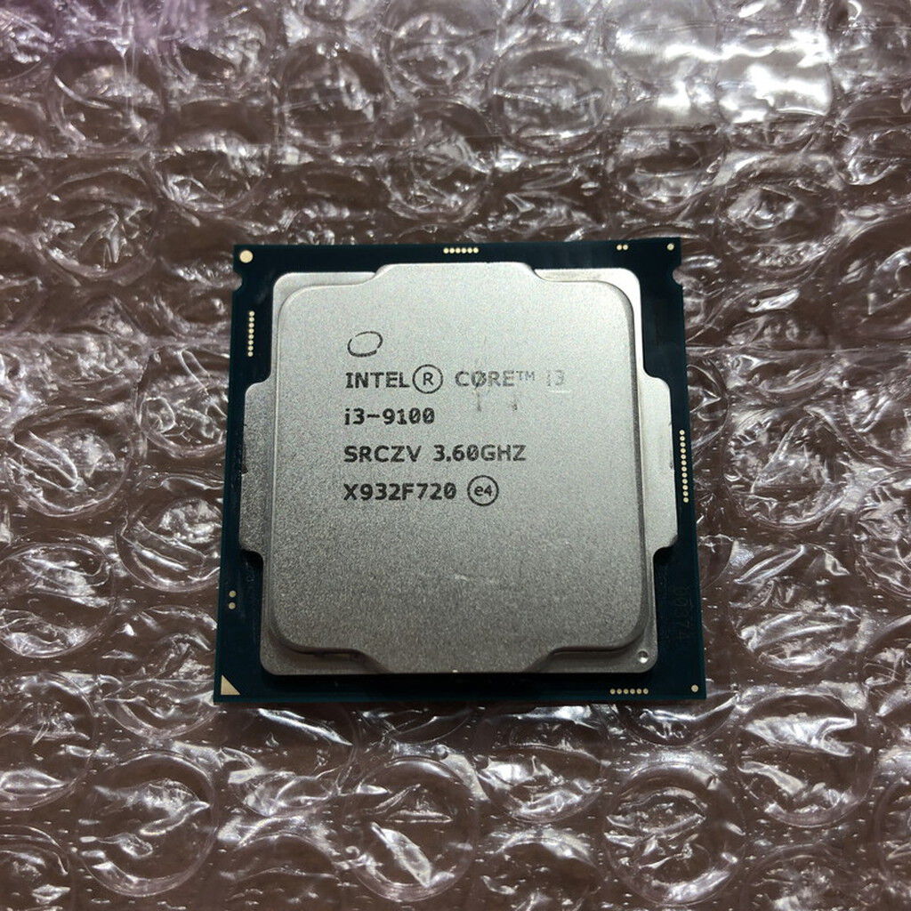 中古 Intel Core i3 9100 (1151/3.60GHz/6M/C4/T4) 140320 （364938