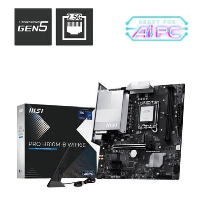 MSI  PRO H810M-B WIFI6E (H810 1851 MicroATX) 