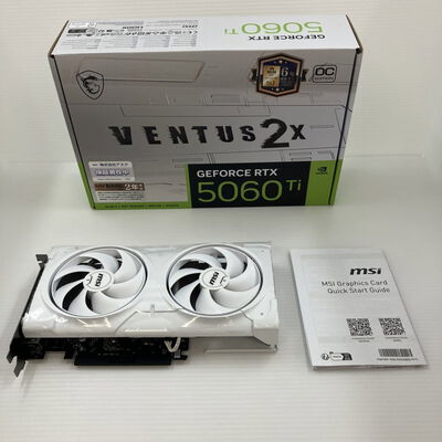 【秋葉原本店】中古  MSI GeForce RTX 5060 Ti 16G VENTUS 2X OC WHITE PLUS (RTX5060Ti 16G) 3410014584 