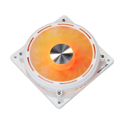 darkFlash  DE8R DF-DE8R-W-HQ1 (120mm ホワイト ARGB リバースファン) 