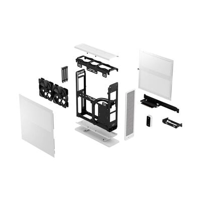 Fractal Design  Ridge PCIe 4.0 White FD-C-RID1N-12 (Mini-ITX ホワイト) 