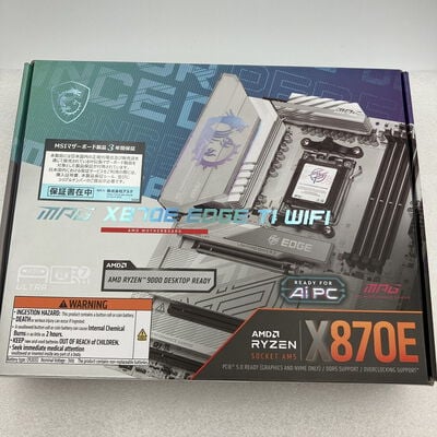 【新潟店】中古  MSI MPG X870E EDGE TI WIFI (X870E ATX AM5 DDR5) 175339 