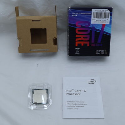 【通販センター】中古  INTEL Core i7 8700K (1151/3.70GHz/12M/C6/T12) 136197 